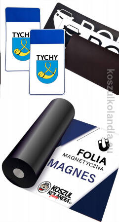 Wydruk UV na folii magnetycznej reklamowej m2