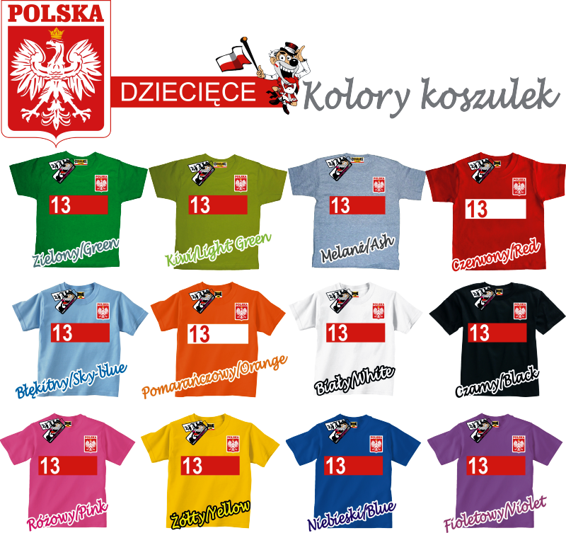 koszulki reprezentacji polski z nadrukiem własnym