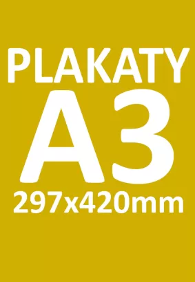 Plakaty A3 rozm.297x420mm - 10 sztuk