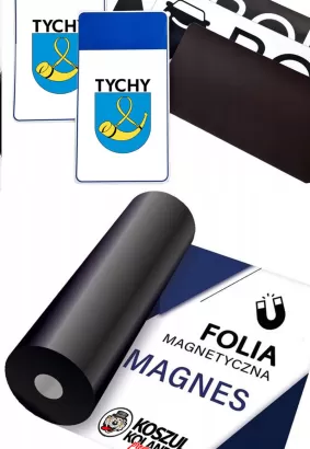 Wydruk UV na folii magnetycznej reklamowej m2