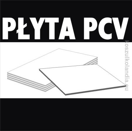 Płyta PCV + opcja naklejka 1m2