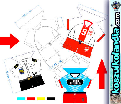 Wykonanie projektu MINI KOSZULKI  - projekt graficzny