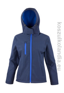 Softshell z kapturem TX Perfomance RESULT Core Men Damski navy