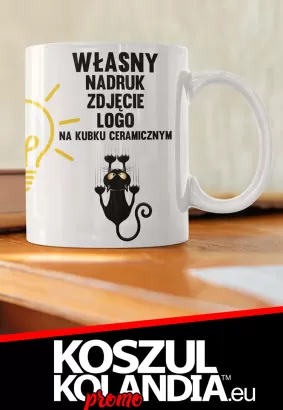 Kubek ceramiczny FOTOKUBEK z własnym nadrukiem 330ml