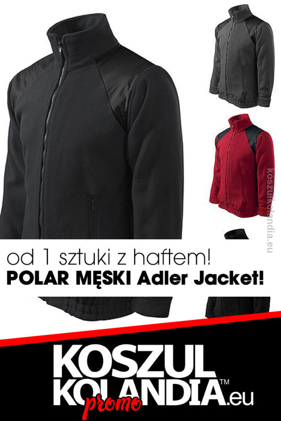 polar męski adler jacket z haftem