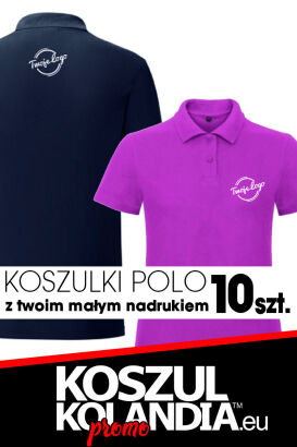 POLO Koszulka zestaw 10 szt. - Twoja Grafika LOGO małe 