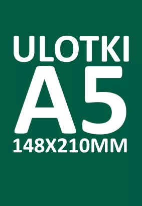 Ulotki A5 rozm.148x210mm - 1000 sztuk