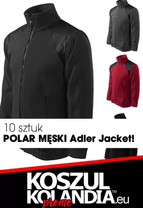 POLAR męski Adler JACKET HI-Q506 - zestaw 10 sztuk