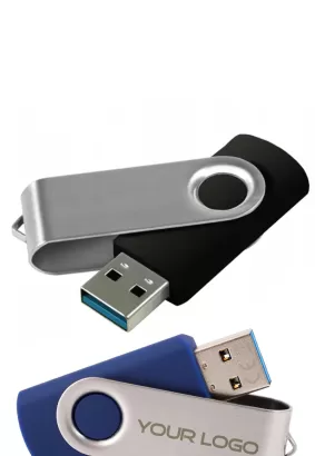 Pendrive GOODRAM UTS3 USB 8GB 16GB 32GB 64GB 128GB z własnym grawerem logo lub napisem 