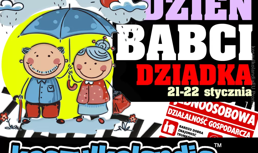 KOSZULKI BABCIA DZIADEK - Dzień Babci i Dziadka PROMOCJA ! -40%!