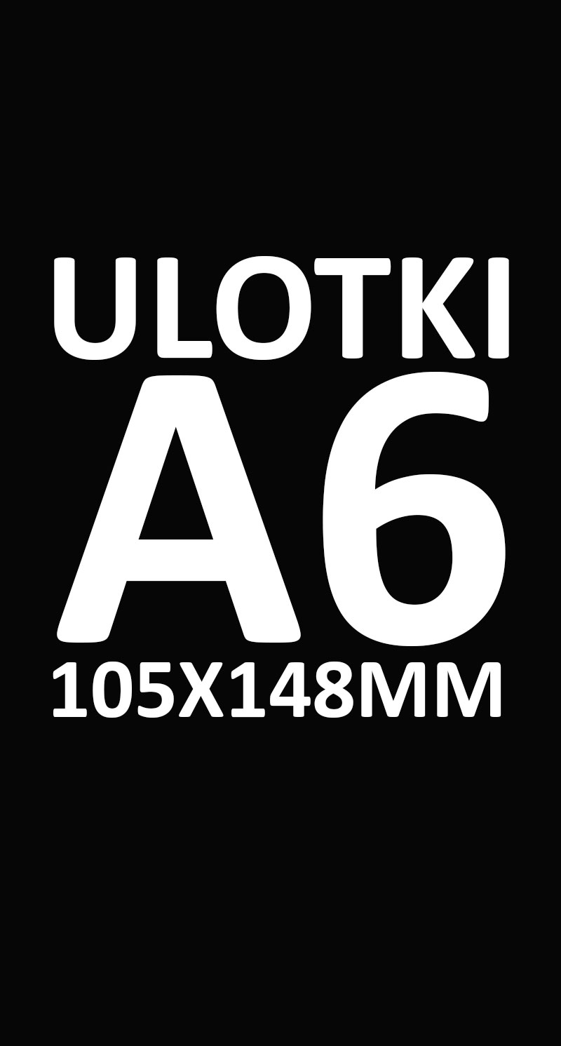 Ulotki A6 rozm.105x148mm - 5000 sztuk