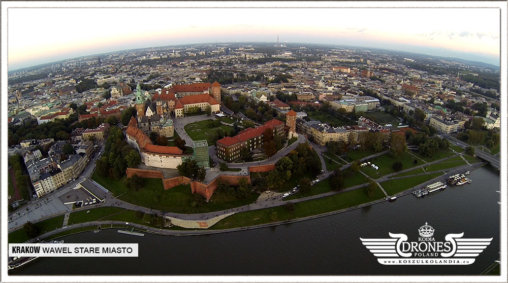 kraków wawel wisła panorama