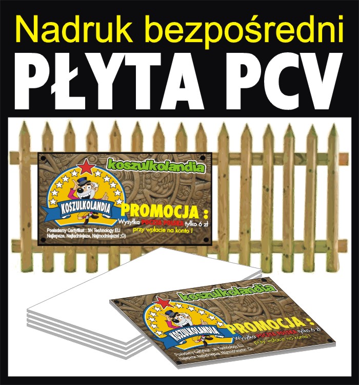 płyta pcv nadruk bezpośredni